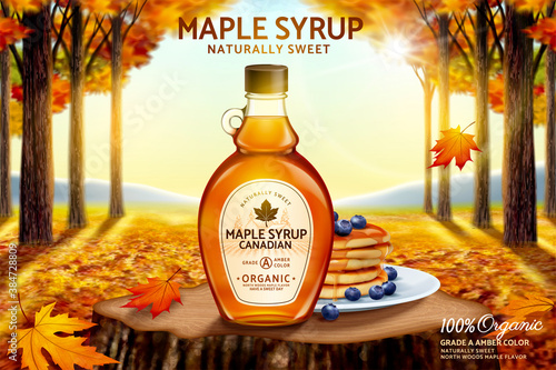 Canadian maple syrup ad
