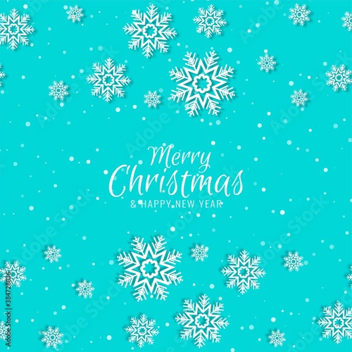 Merry Christmas decorative festive background