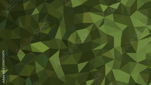 Dark olive green abstract background. Geometric vector illustration. Colorful 3D wallpaper.