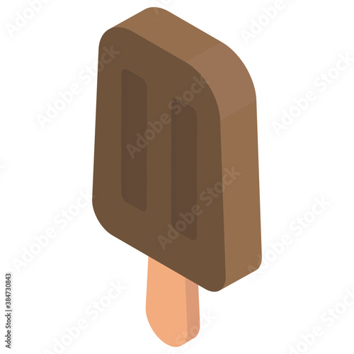 
Yummy popsicle is the concept of summer dessert 
