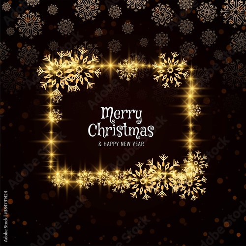 Abstract Merry Christmas greeting background