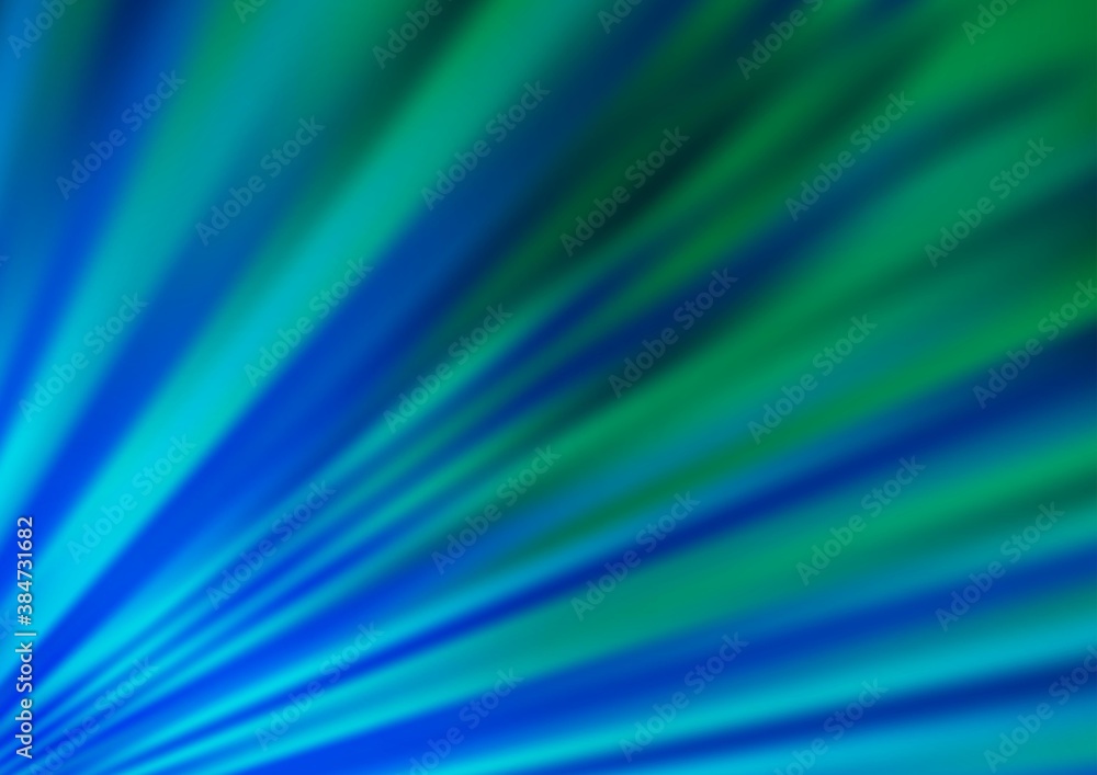 Light Blue, Green vector blur pattern.