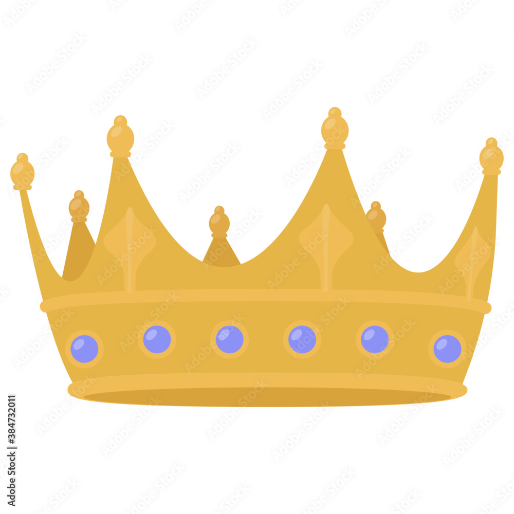 A crown with golden color, queen crown
A crown with golden color, queen crown
