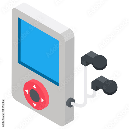 
A listening device named as ipod 
