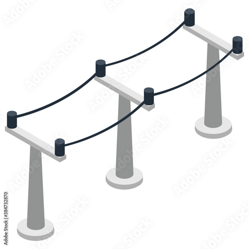 
Electric poles to deliver electricity 

