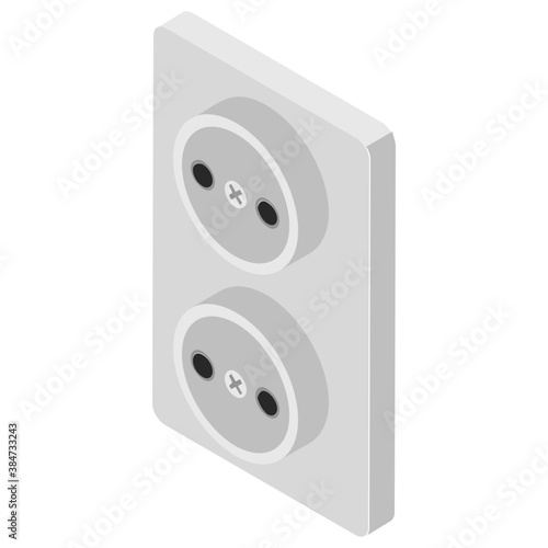 
Socket to plug in switch 
