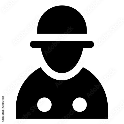 
Icon vector graphic of a gardener
