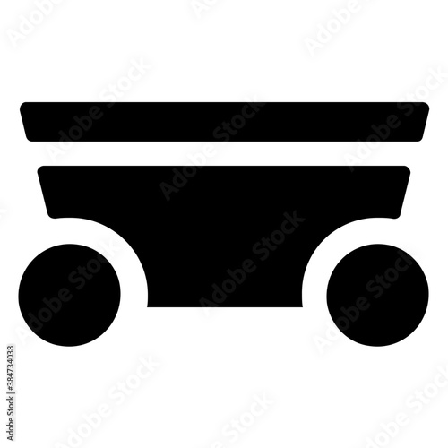 
A mine cart full of sand or cement
