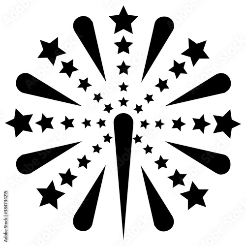 
Magical firework in the sky for parties, epic firework 
