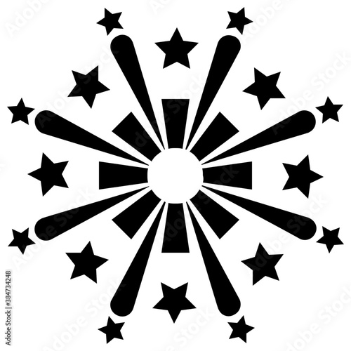 
Magical firework in the sky for parties, epic firework 
