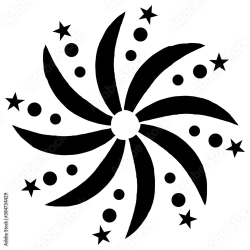 
Magical firework in the sky for parties, epic firework 
