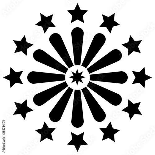 
Magical firework in the sky for parties, epic firework 
