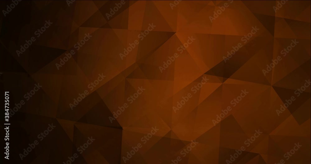 4K looping dark brown polygonal abstract animation. High-quality clip in twirl style with gradient. Design for presentations. 4096 x 2160, 30 fps. Codec Photo JPEG. 4K looping dark brown polygonal abstract animation. High-quality clip in twirl style with gradient. Design for presentations. 4096 x 2160, 30 fps. Codec Photo JPEG.