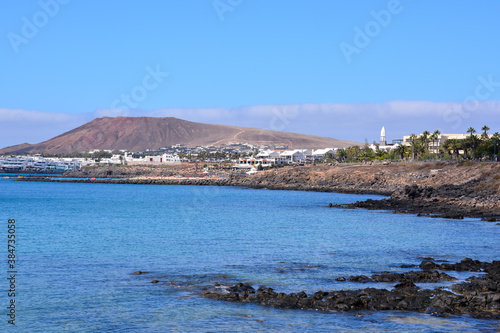 Landscape in Tropical Volcanic Canary Islands Spain photo