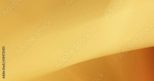 Abstract 4k resolution defocused geometric curves background for wallpaper, backdrop and varied nature design. Golden yellow and pastel yellow colors.