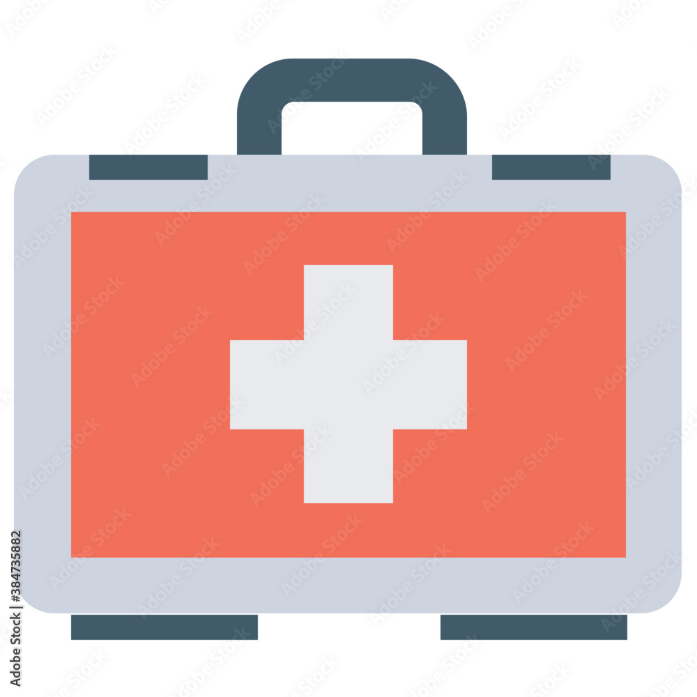 Fototapeta premium First aid kit for medical emergency 