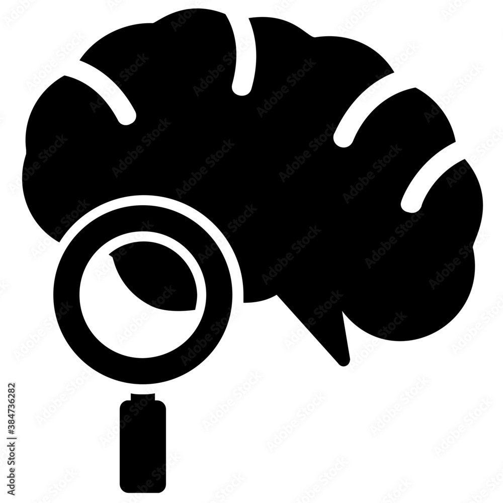 Magnifier over brain checking for mental health concept
Magnifier over brain checking for mental health concept
