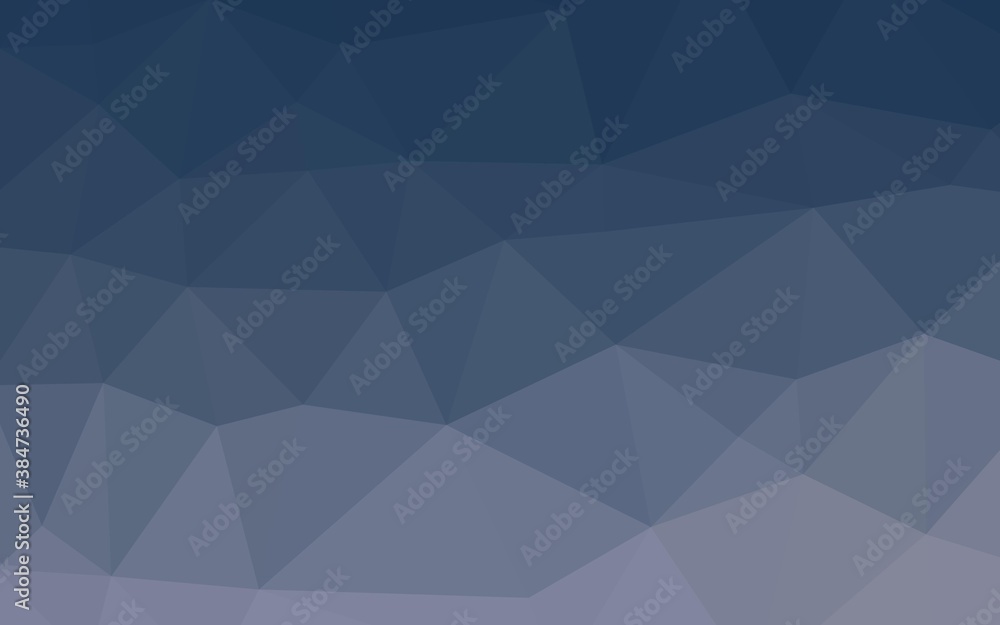 Fototapeta premium Light BLUE vector abstract polygonal cover.