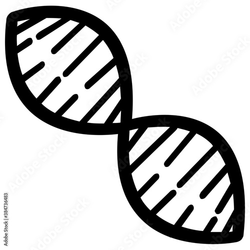 
Dna strand design icon, genetics concept
