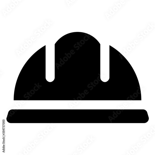 
A hard hat for head safety 
