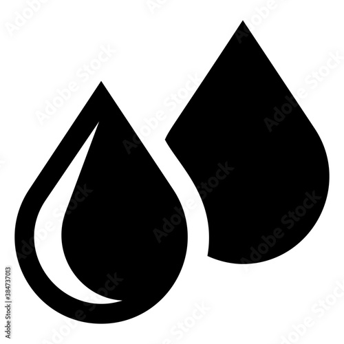 
Liquid droplets depicting oil drop
