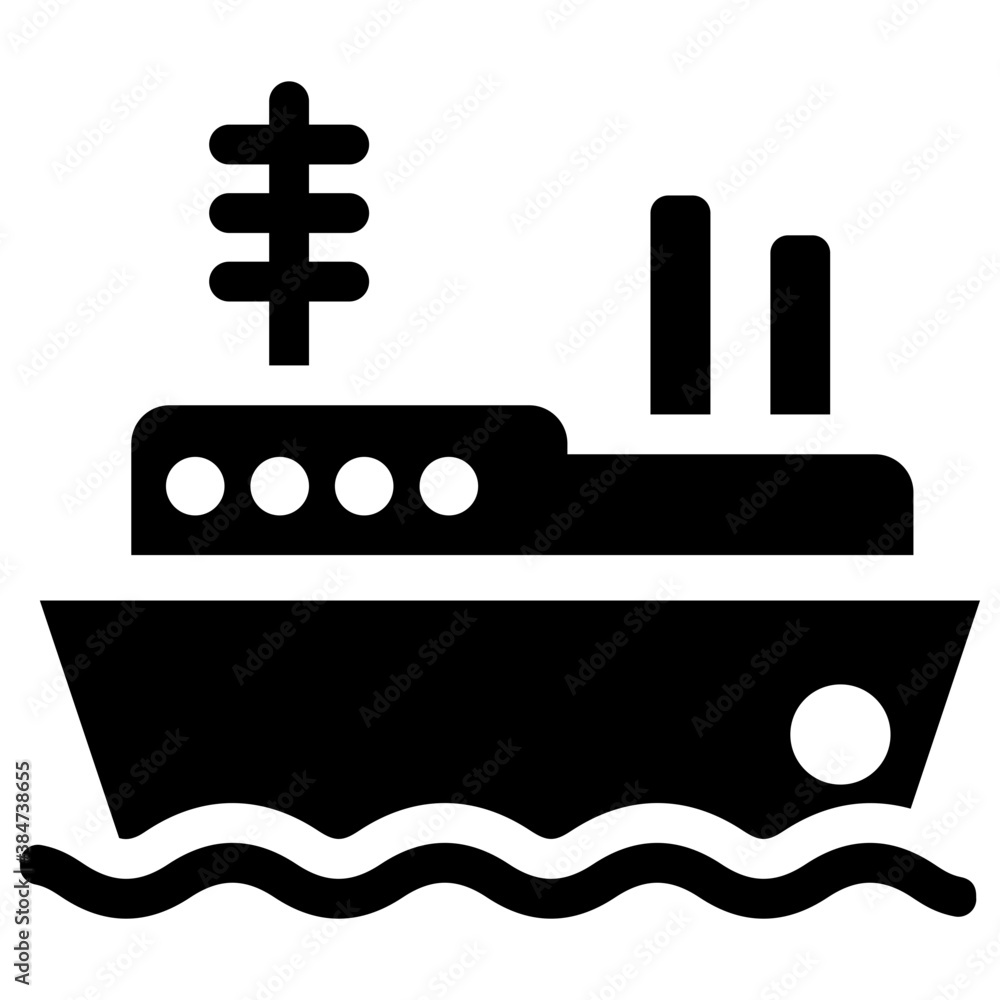 Fototapeta premium Watercraft for freight and water war