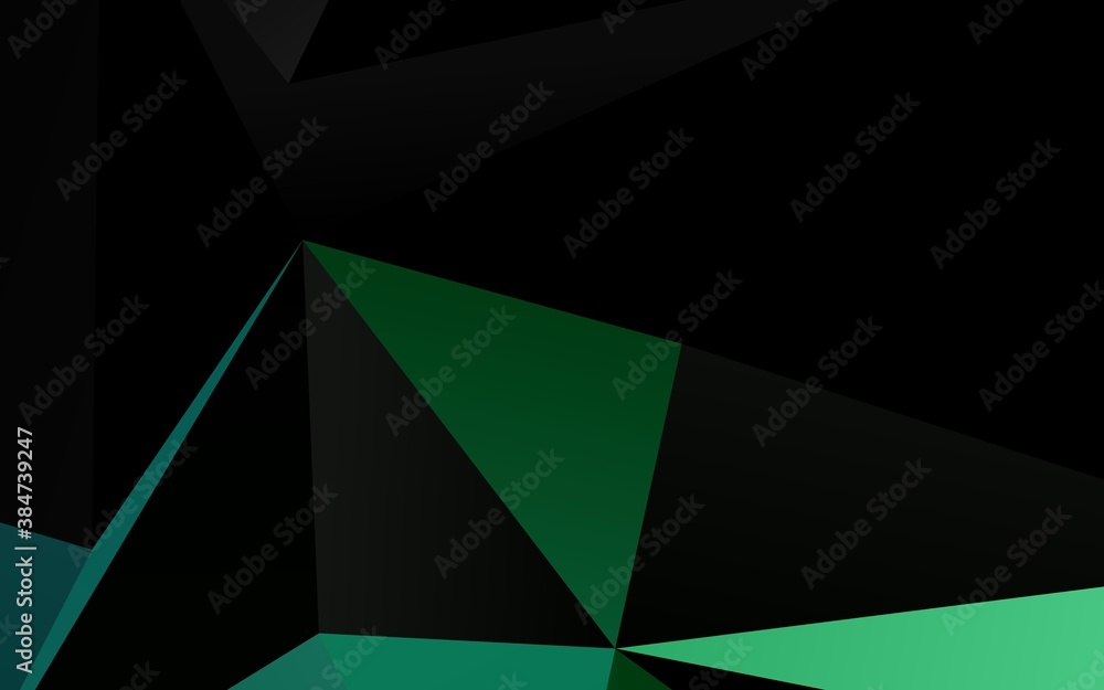 Light Blue, Green vector polygonal pattern. Light Blue, Green vector polygonal pattern.