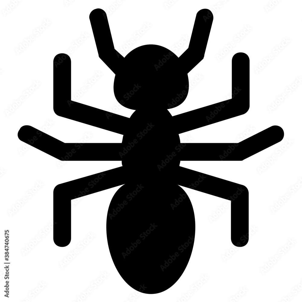 Icon of a insect having antena and long legs depicting clover stem
Icon of a insect having antena and long legs depicting clover stem
