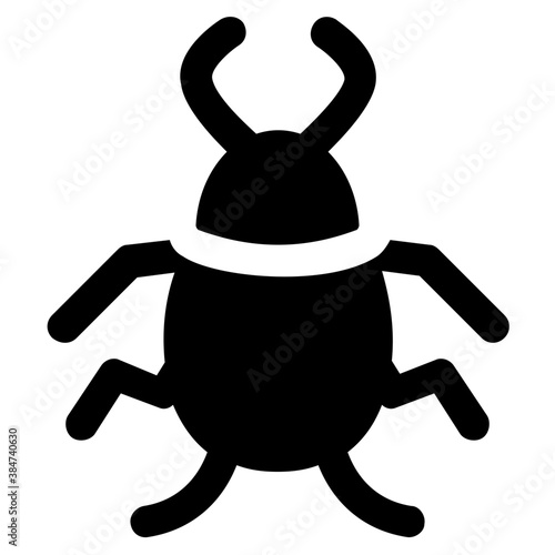 
A insect having legs depicting beetle 
