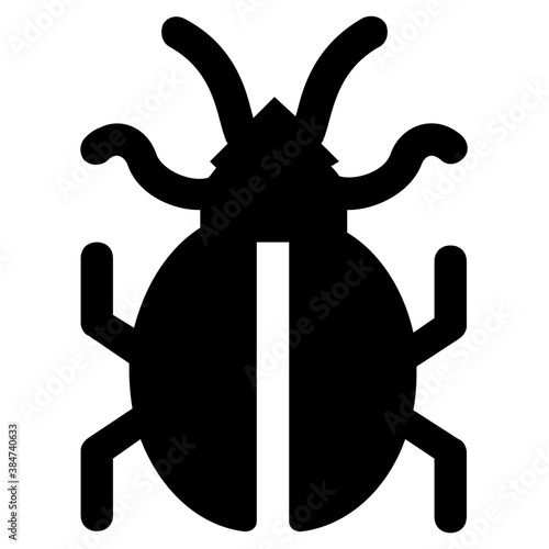 
Icon of a insect having wings depicting stink bug
