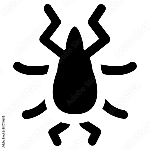 
A insect having legs depicting beetle 
