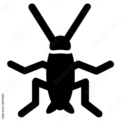 
A insect having legs depicting beetle 
