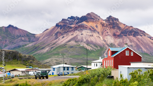 Beautiful mountain in Borgarfjörður Eystri, Iceland