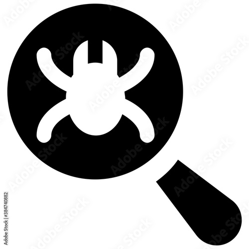 
Icon of a insect having antena and long legs depicting clover stem
