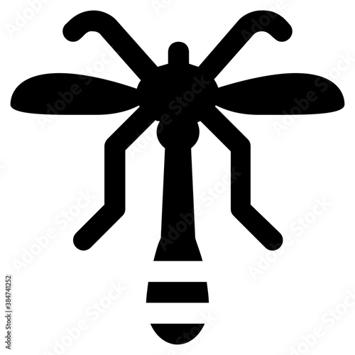 
Icon of a insect having antena and long legs depicting clover stem
