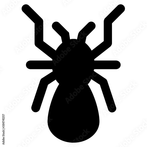 
Icon of a insect having antena and long legs depicting clover stem
