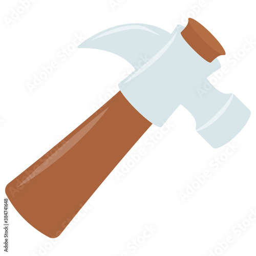 
A constructing tool used by pirates, hammer 
