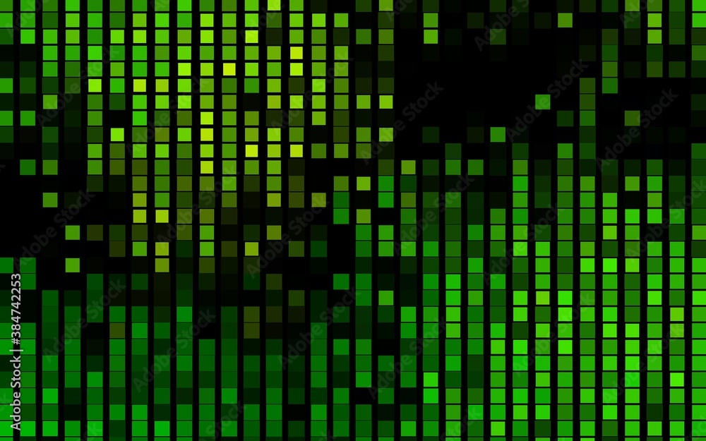 Dark Green vector cover in polygonal style. Dark Green vector cover in polygonal style.