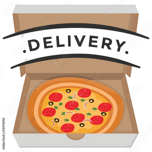 
Colorful pizza logo design

