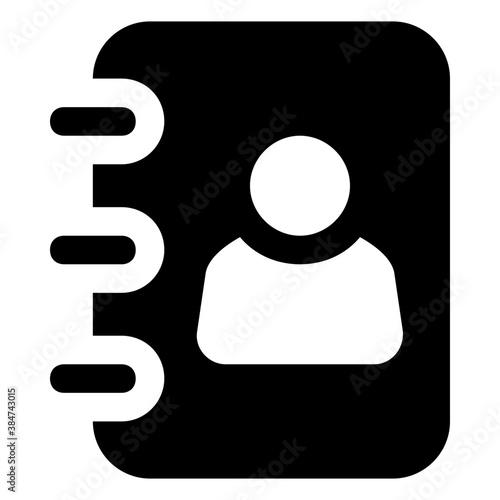 
Icon design of diary planner
