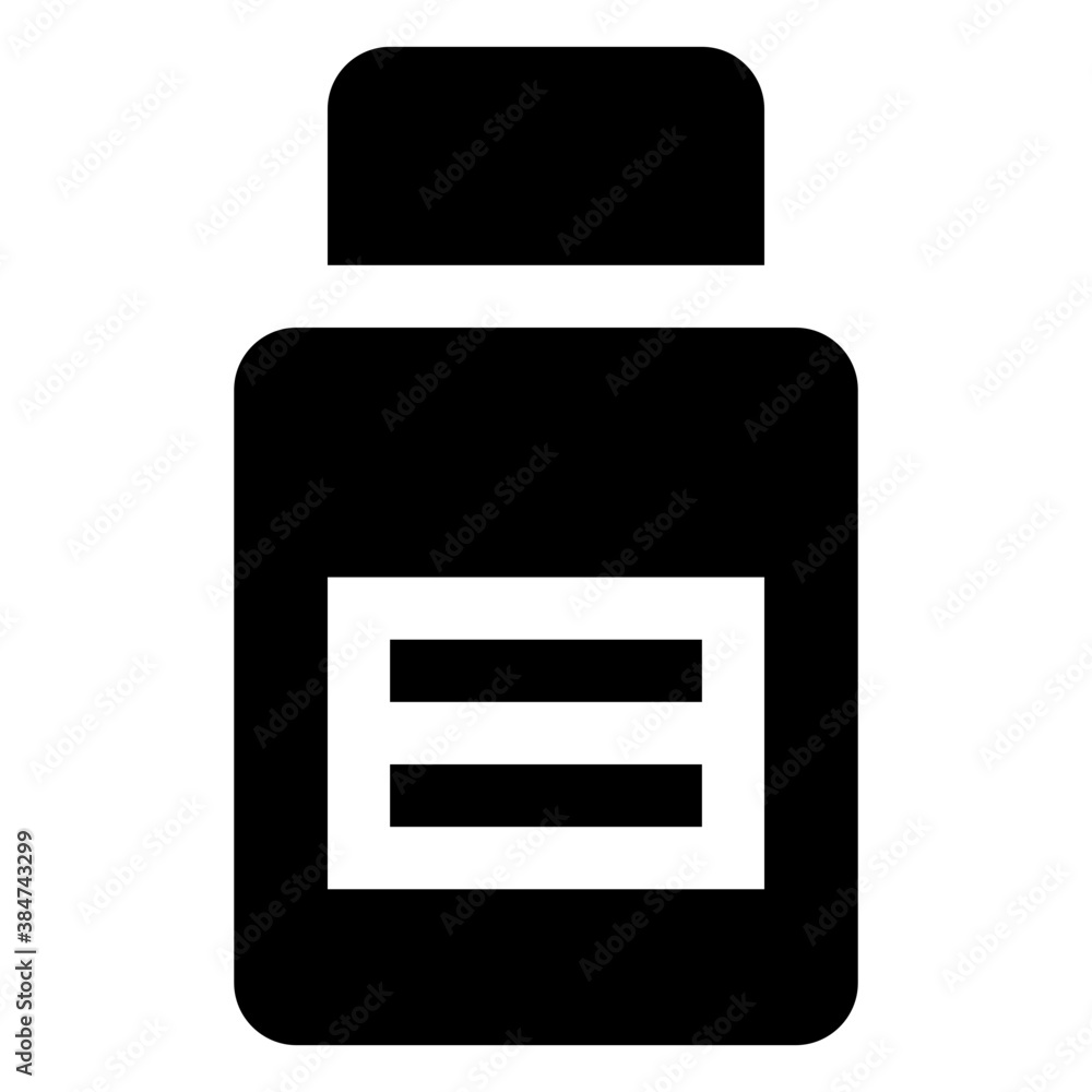 Fototapeta premium A bottle of printing ink 