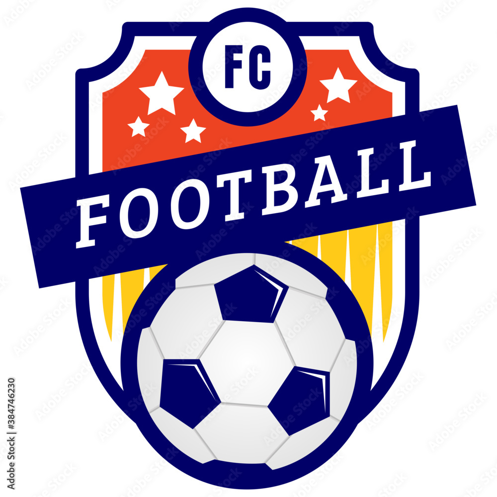 
A soccer champions badge for achievement 
