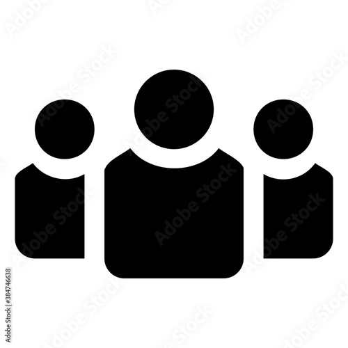 
Group of people representing team and users
