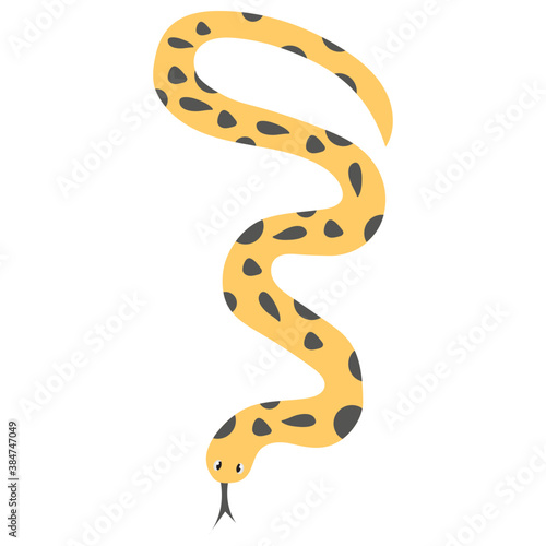 
A snake lives underwater names sea snake 
