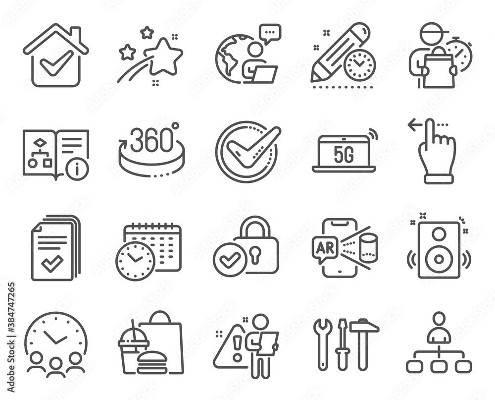 Technology icons set. Included icon as Touchscreen gesture, Technical algorithm, Speakers signs. Management, Handout, 360 degrees symbols. Calendar time, Meeting time, Augmented reality. Vector Technology icons set. Included icon as Touchscreen gesture, Technical algorithm, Speakers signs. Management, Handout, 360 degrees symbols. Calendar time, Meeting time, Augmented reality. Vector