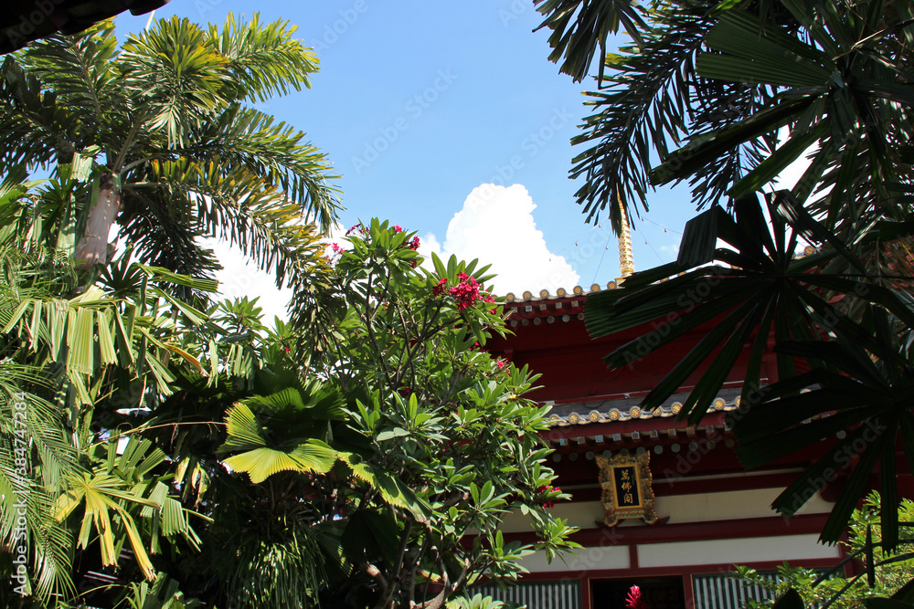 buddhist temple (Buddha Tooth Relic Temple) in singapore