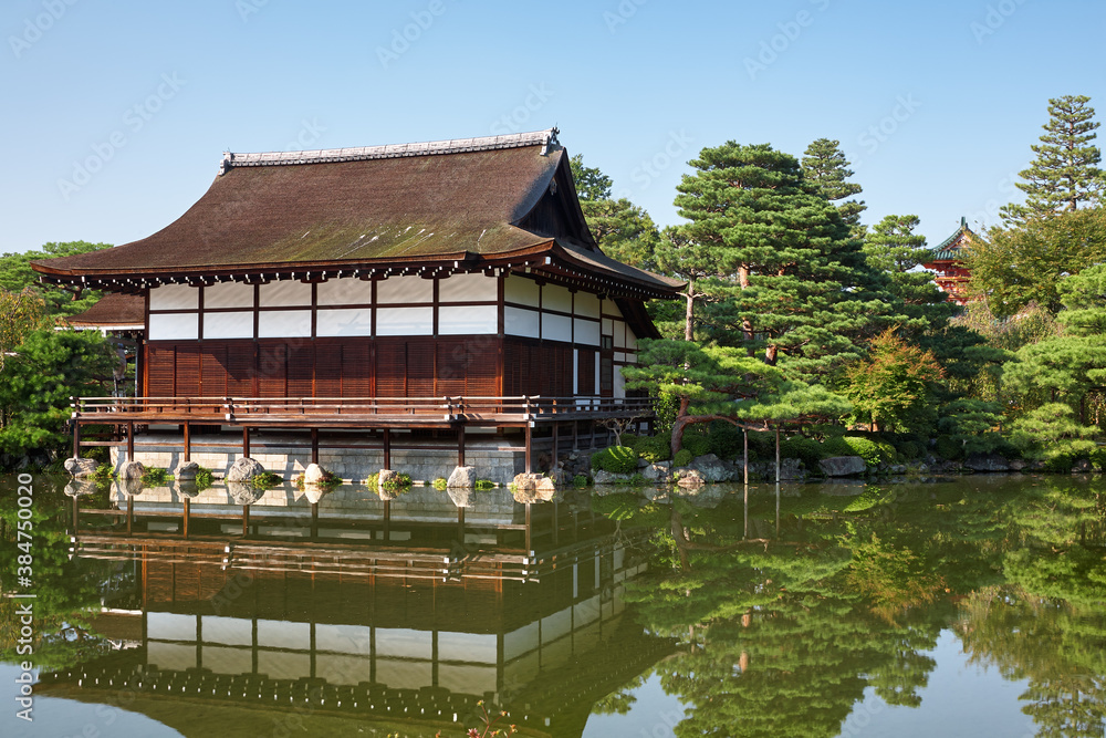 Shobikan (Guest House) of Heian-jingu Shrine. Kyoto. Japan