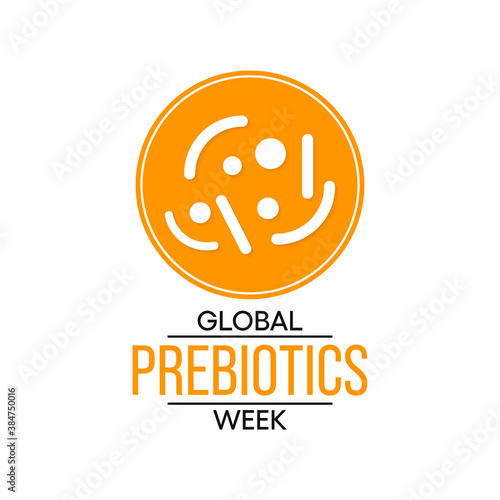 Vector illustration on the theme of Global Prebiotics week observed each year during November.