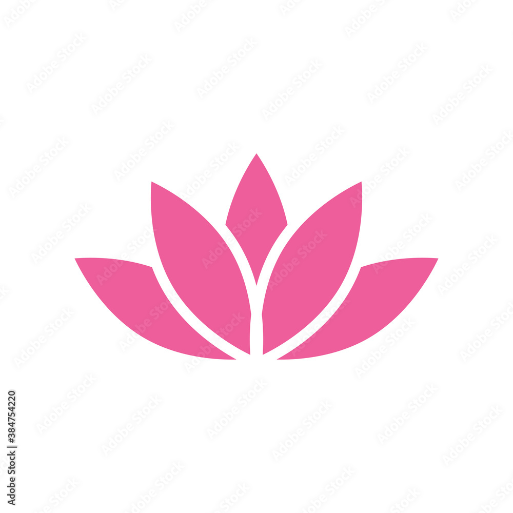 Lotus icon vector Lotus icon vector