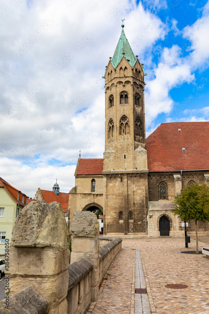 Obraz premium St. Marien Kirche Freyburg Unstrut, Sachen Anhalt